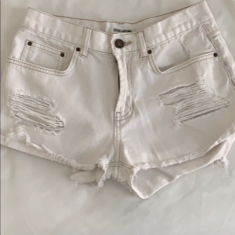 White Billabong shorts